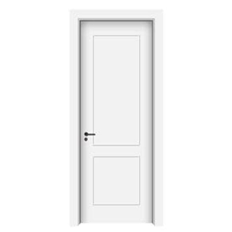 ED7011 WPC Door PVC Laminated Skin with Grave Design Pure White