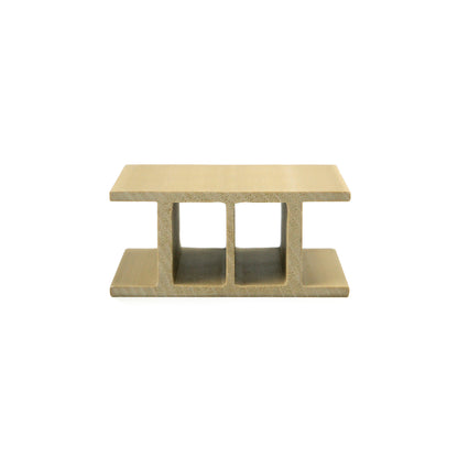 حافة لوحة باب WPC 100 مم × 45 مم جسر السكة الوسطى