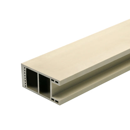 حافة لوحة باب WPC مقاس 100 مم × 60 مم مناسبة للوحة باب مقاس 45 مم